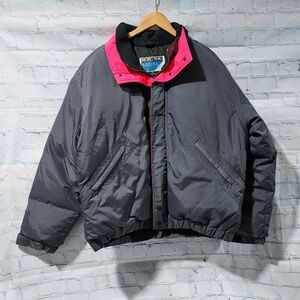 Pacific Trail Puffer Down Snow Jacket Unisex L Pink Snowboard Skiing Vacation